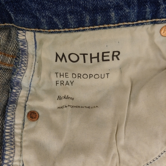 MOTHER The Dropout Fray in Reckless Distressed 24 - Picture 11 of 14